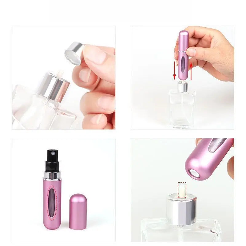 5ml 8ml Spray Bottle Perfume Bottles Refillable Rechargeable Perfumer Parfume Bottle Perfume Refill Bottle Travel Containers